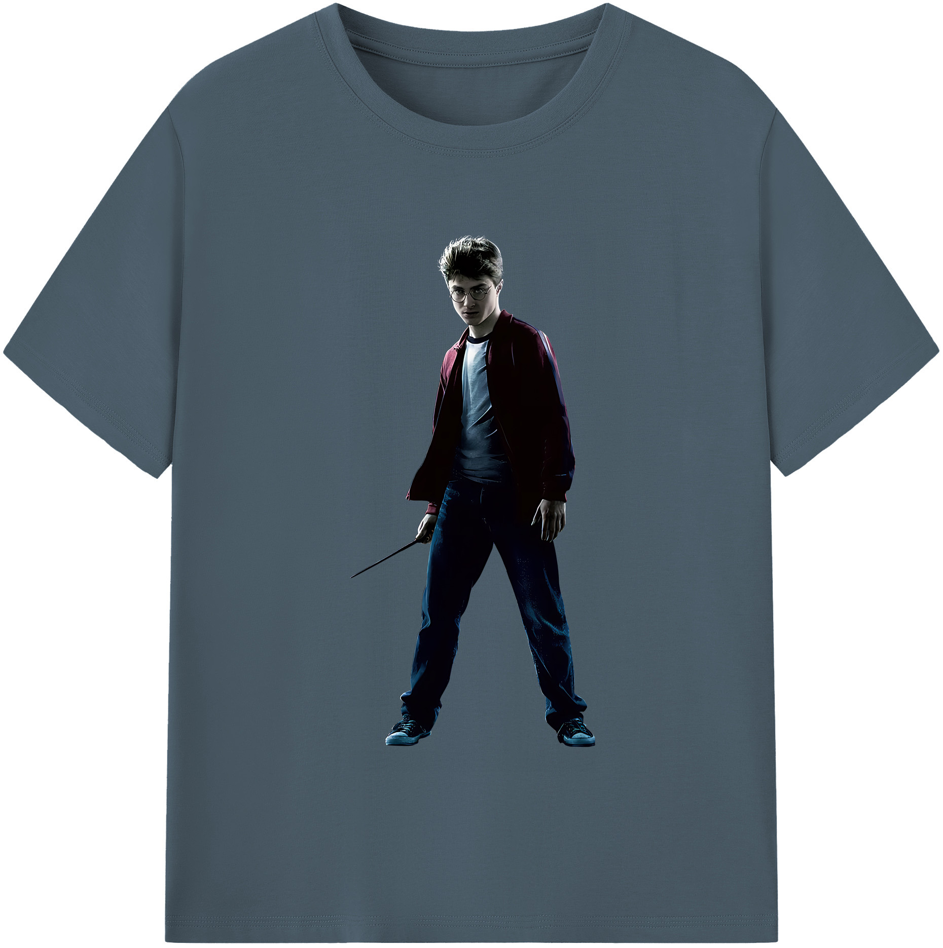 （画像用） Harry Potter ハリー・ポッターシリーズ 綿100％半袖Tシャツ（フロントプリント）